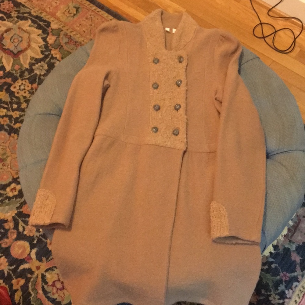 Double Breasted Long Sleeve Cardigan